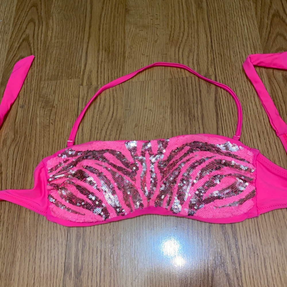 Sparkle Bandeau Swim Top